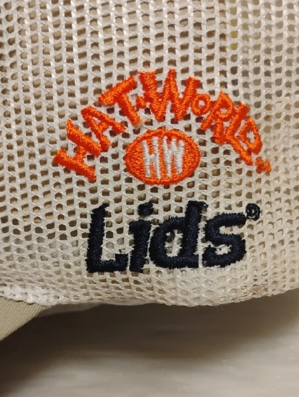 (C-75) Indianapolis Speedway Beige Mesh-Back Hat